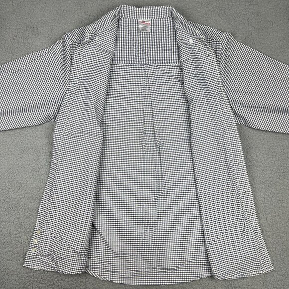 Disney Eeyore Shirt Mens Small White Blue Check Button Up Down Winnie The Pooh 2 - Picture 5 of 12